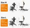 Ergonomická stojacia stolička 6 v 1 – kancelárska stolička Náhľad obrázku produktu 4