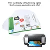 10Pcs Laser Transfer Papier Vêtements Motif Impression Voir les images du produit 9
