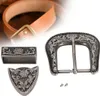 Style vintage sculpté à la main en alliage de ceinture de Voir les images du produit 3