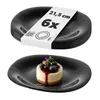 KADAX Assiette "Vetriolo", Assiette à dessert noire, Voir les images du produit 1