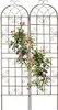 Treillis 220 cm lot de 2 marron Voir les images du produit 1