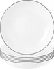 Seltmann Weiden Lido Black Line Suppenteller rund ø 21 cm Produktbild-Vorschau 1