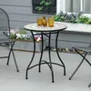 Outsunny Gartentisch Mosaiktisch rund Bistrotisch Produktbild-Vorschau 10