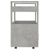 vidaXL Küchenwagen Betongrau 60x45x80 cm Holzwerkstoff Produktbild-Vorschau 7