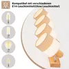 ZMH Lampa sufitowa , 4 płomienie, reflektor sufitowy E14, Podgląd zdjęcia produktu 5