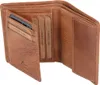 Herrenbörse Herren Geldbörse Leder Brieftasche Kombibörse , Produktbild-Vorschau 1