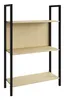 VCM Holzregal mit Metallrahmen stehend | platzsparendes Produktbild-Vorschau 3