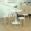 Lot de 4 tabourets de salle à manger HOMCOM, empilables, Voir les images du produit 2