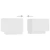 TV-Schrank mit LED-Leuchten Weiß 200x35x40 cm , TV-Schränke Produktbild-Vorschau 5