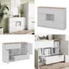 Kredenc Vicco Betti Bílá/Sonoma 120 x 83.6 cm 2x dvířka, 2x Náhled obrázku produktu 9