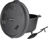 Dutch Oven Gusseisen Set 9,3 l – 3‐beiniger Produktbild-Vorschau 1