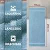 Frottier Duschtücher 2er Pack 70x140cm, 100% Baumwolle, Produktbild-Vorschau 2