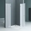 doporro Viertelkreisdusche Duschkabine 90x90x190cm Produktbild-Vorschau 5