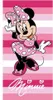 Minnie Mouse Badetuch Stripes Rosa 70 x 140 cm - Baumwolle Produktbild-Vorschau 2