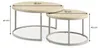 TOURS Couchtischset 2er Set rund, Cappuccino - Produktbild-Vorschau 5