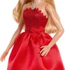 Rubínovo červená módna bábika Barbie k 80. výročiu od Náhľad obrázku produktu 13