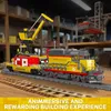 Stavebnice dieselové lokomotivy s návěsem, jeřábem, RC/APC Náhled obrázku produktu 7