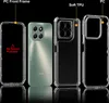Průhledné pouzdro pro Honor X6b, nárazuvzdorné TPU a PC Náhled obrázku produktu 4