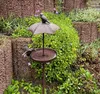 Vogeltränke Schirm Gartenstecker Vogelbad mit Dach Produktbild-Vorschau 1