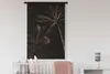 MuchoWow® Wandteppich Wandbehang Palme - Gold - Schwarz Produktbild-Vorschau 2