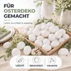 50x Plastikeier – weiße Kunststoffeier 6 cm zum Bemalen & Produktbild-Vorschau 4