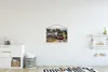 MuchoWow® Textilposter Ein herannahender Dampfzug 60x40 cm Produktbild-Vorschau 2