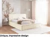 MEBLINI Mesut Polsterbett 120x200 mit Lattenrost - Bubble Produktbild-Vorschau 2