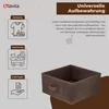 Úložný textilný box LAVITA tmavohnedý 31x31x15 Náhľad obrázku produktu 5