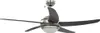 vidaXL Dekorativer Deckenventilator mit Licht 128 cm Braun Produktbild-Vorschau 4