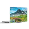 MuchoWow® Laptop Aufkleber Sticker Cover Blumen - Berge - Produktbild-Vorschau 1