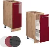 Apothekerschrank Vicco Fame-Line Bordeaux Hochglanz 30 cm , Produktbild-Vorschau 7