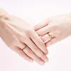 Josfeva Argent Sterling Couple Réglable Alliances Blanc Voir les images du produit 6