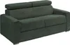 Express 4-Sitzer Schlafsofa in grünem Cord - Schlafbereich Produktbild-Vorschau 2
