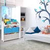 ONVAYA® Kinder Bücherregal Finn | Weiß / Blau | Kinderregal Produktbild-Vorschau 6