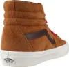 A side view of a brown Vans Sk8-Hi sneaker. Voir les images du produit