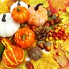 ROLLWAY 170 Stück Halloween Kürbis Deko Herbstblätter Set, Produktbild-Vorschau 4