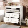 Mobile da bagno retrò con lavabo in Vetroceramica e 3 Anteprima dell’immagine prodotto 2