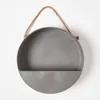 HOMESCAPES Runder mittelgroßer Metall-Hängetopf, 30cm Produktbild-Vorschau 2