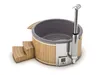 Finntherm Holz Badefass Stockholm aus Thermoholz, Hot Tub Ø Produktbild-Vorschau 2