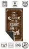 Jungengel Textilien Waschbarer Teppich Kitchen Heart Braun Produktbild-Vorschau 8