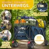 Carretto pieghevole TRESKO® da 300 L con freno, blu | Anteprima dell’immagine prodotto 3