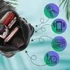 J&W Zaino City Donna Fluturake Nero Taglia unica Anteprima dell’immagine prodotto 5