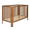 Novi Philou babybed, 60x120 cm, walnoot/beuken, in hoogte Productafbeelding-voorbeeld 2