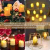 12er LED Kerzen mit Fernbedienung, Flammenlose Kerzen Produktbild-Vorschau 3
