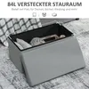 HOMCOM Sitzbank mit Stauraum, faltbar Polsterbank, Bettbank Produktbild-Vorschau 4