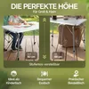 CASARIA® Campingtisch Klappbar Klapptisch Beine Produktbild-Vorschau 3