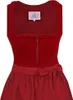 Dirndl Emmering 75cm Länge kirsche 36 Produktbild-Vorschau 2