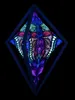 PSYWORK Schwarzlicht Mesh Elasthan 3D Raute "Magnetic Field Produktbild-Vorschau 2