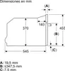 Four à micro-ondes encastrable Bosch CEG732XB1 1000W 36L Voir les images du produit 4