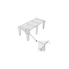 ITAMOBY - Consolle allungabile 90x25/211 cm Anea bianco Anteprima dell’immagine prodotto 5